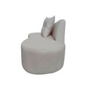 Ver imagem 4 de Namoradeira Sofá Feijão Suria Orgânica Bouclé Cinza Claro