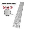 Ralo 15x100 Garden Alumínio com Tela Anti Insetos e Aro Porta Grelha Piscina Quintal 15cm X 100cm - 2