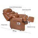 Ver imagem 5 de Poltrona do Papai Mamãe Sala Confortável Reclinável Barão Corissimo