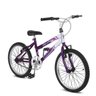 Bicicleta Rainbow Bike Aro 20 Top Miss Sem Marcha Roxo/Branco - 1