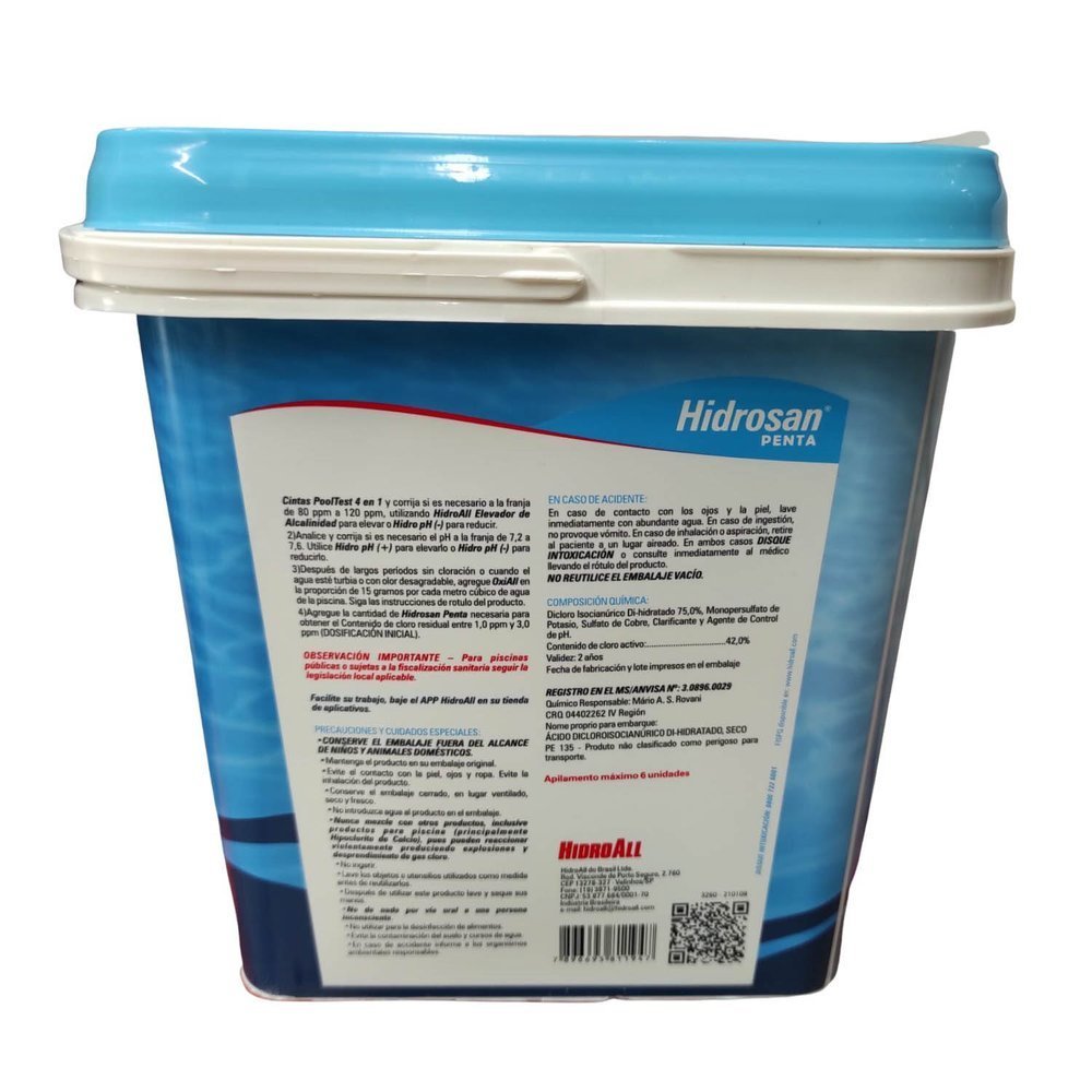 Cloro Hidrosan Penta Balde 2,5 Kg - 2