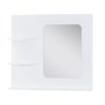 Kit Gabinete com Espelho Pamplona Branco Corso 64x32x57 - 2