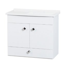Kit Gabinete com Espelho Pamplona Branco Corso 64x32x57 - 3