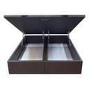 Ver imagem 4 de Base Cama Box Baú Casal King Size Corano Marrom