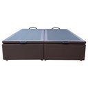 Ver imagem 5 de Base Cama Box Baú Casal King Size Corano Marrom