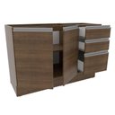 Ver imagem 4 de Balcão Gabinete de Pia Armário de Cozinha 2 Portas e 3 Gavetas + Porta-Talheres Glamy Madesa