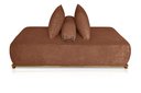 Ver imagem 2 de Sofá Dubai 2 Lugares 1.60m Tecido Bouclê Terracota para Sala Bz Home Decor