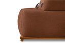 Ver imagem 3 de Sofá Dubai 2 Lugares 1.60m Tecido Bouclê Terracota para Sala Bz Home Decor