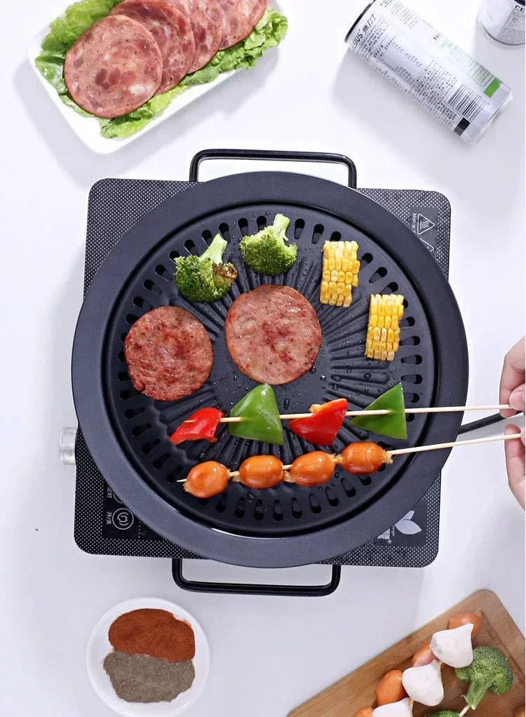 Grill Churrasqueira de Fogão sem Fumaça 32 Cm - 3