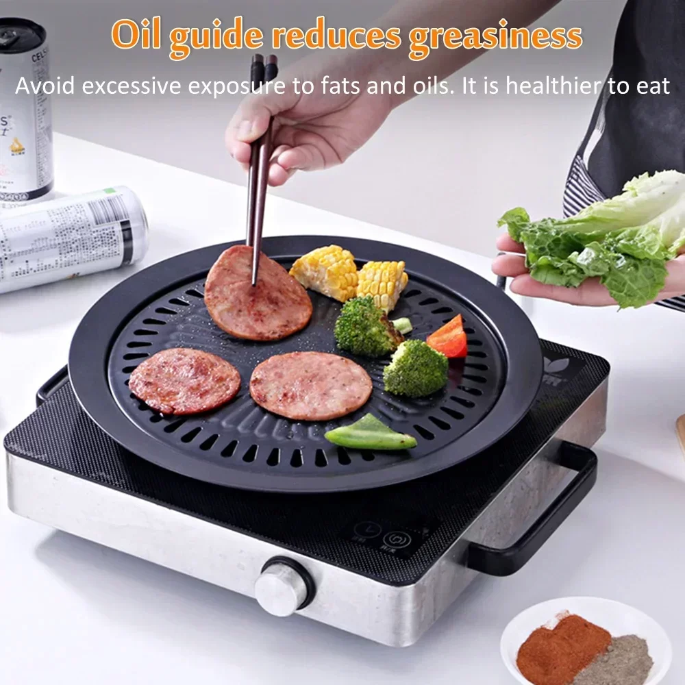 Grill Churrasqueira de Fogão sem Fumaça 32 Cm - 6