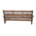 Ver imagem 4 de Sofá Cancún 3 Lugares de Madeira Banco Super Resistente Estofado Creme