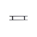 Ver imagem 2 de Puxador Barra Chata 40mm x 10mm x 300mm x 450mm Inox Preto