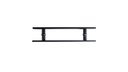 Ver imagem 2 de Puxador Barra Chata 40mm x 10mm x 300mm x 450mm Inox Preto
