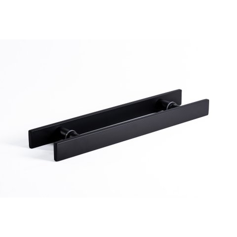 Puxador Barra Chata 40mm x 10mm x 300mm x 450mm Inox Preto