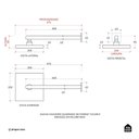 Ver mais imagens de Kit Chuveiro Quadrado de Parede Tucuruí com Desviador Mundaú e Ducha Manual Jaci Pingoo.casa -