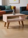 Ver imagem 1 de Mesa de Centro Retro 60cm MDF Rosa - On Móveis