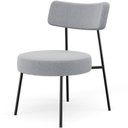 Ver imagem 6 de Kit 02 Poltronas Decorativas para Sala de Estar Base Fixa Londres L02 Bouclê Cinza - Lyam