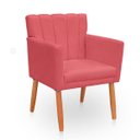 Ver imagem 3 de Kit 2 Poltrona Cadeira para Sala Confortável e Reforçada Carol Suede
