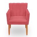 Ver imagem 5 de Kit 2 Poltrona Cadeira para Sala Confortável e Reforçada Carol Suede