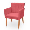 Ver imagem 4 de Kit 2 Poltrona Cadeira para Sala Confortável e Reforçada Carol Suede