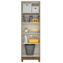 Ver imagem 4 de Armário Multiuso New Íris 2 Portas Castanho Wood Moval