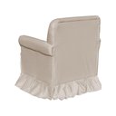 Ver imagem 4 de Poltrona Amamentação Laura Suede Cappuccino - Lm Decor