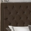 Ver imagem 5 de Cabeceira Queen 160 cm Firezz Veludo SL 942 Peer