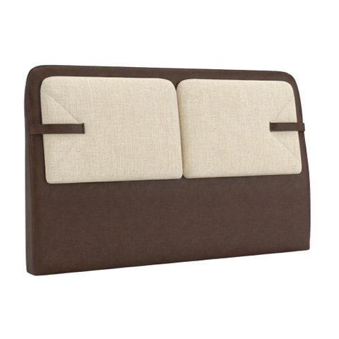 Cabeceira Queen 160 cm Malu com Frame Linho Tca 210 Corino Tcs 721 Peer