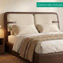 Ver imagem 2 de Cabeceira Queen 160 cm Malu com Frame Linho Tca 210 Corino Tcs 721 Peer