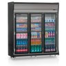 Refrigerador/Expositor "TOP" Vertical Gemini GEVT 3 Portas Gelopar 220V - Preto - 1