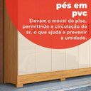 Ver imagem 6 de Guarda-roupa Solteiro 6 Portas 2 Gavetas Verso