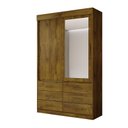 Ver imagem 2 de Guarda-Roupa Vision 2 Portas 6 Gavetas Benetil - Rovere (Benetil)