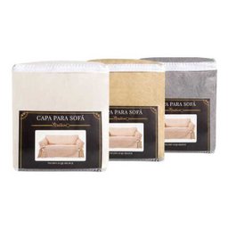 Capa para Sofá de 4 lugares em Acquablock Impermeável Cor:Crua - 7