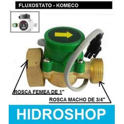 Fluxostato Chave de Fluxo para Pressurizador Tp80 Tp120 G1 Komeco Inova - 0100030164 - 3