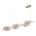 Ver imagem 3 de Lustre Pendente Skylight Sinuous 4023 G Led Bivolt Dourado