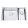 Cuba De Cozinha De Aço Inox 1mm Escovado F203g 76x45x20 Cm Aço Escovado - 1
