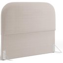 Ver imagem 1 de Cabeceira Cama Box King 195cm Orgânica Lanna W01 Bouclê Creme - Lyam Decor