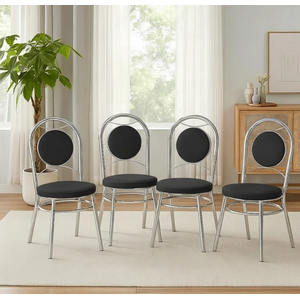 Kit 4 Cadeiras para Sala de Jantar Cc10 A101 Debrum