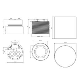 Kit Prolongador Monocomando Ducha Higienica D35 Deca 160132 Blukit - 2