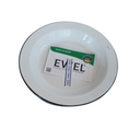 Ver imagem 3 de Kit com 06 Unidades Prato Esmaltado 22/500ml Branco Ewel
