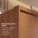 Ver imagem 7 de Guarda-Roupa Casal com 6 Portas e 6 Gavetas Multimóveis Crnvh-GRP145 Cinamomo