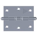 Ver imagem 5 de Dobradiça para Porta Portão Madeira Aço Zincado Pino Bola | Aliança | Kit 12 Un