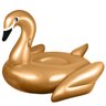 Boia de Piscina Divertida Gigante Inflável Cisne Dourado 190 cm - 3