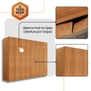 Ver imagem 6 de Guarda Roupa Casal Atacama Mdf 8 Portas 8 Gavetas e 4 Prateleiras Moderna Mobília