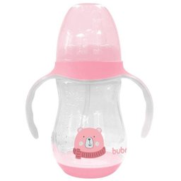 Copo Com Alça 250ml +6m Ursinho Rosa Buba - 1