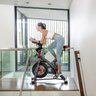 Bicicleta Ergométrica Spinning Schwinn Bivolt IC4/800IC 150KG Roda de Inércia 18KG Painel Bluetooth - 5