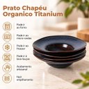Ver imagem 4 de Prato Fundo Chapéu 28cm Massas Risoto Stoneware Titanium Gourmet