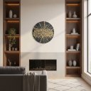 Ver imagem 2 de Quadro Redondo Decorativo Religioso em 3d a Última Santa Ceia de Jesus Mdf 4 Camadas