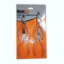 Ver imagem 3 de Kit 4 Peças Alicates Artesanato Ferramenta Bijuteria Bico Curvo Corte Universal