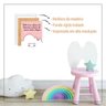 quadro decoração quarto infantil desenho borboleta colorida - 2